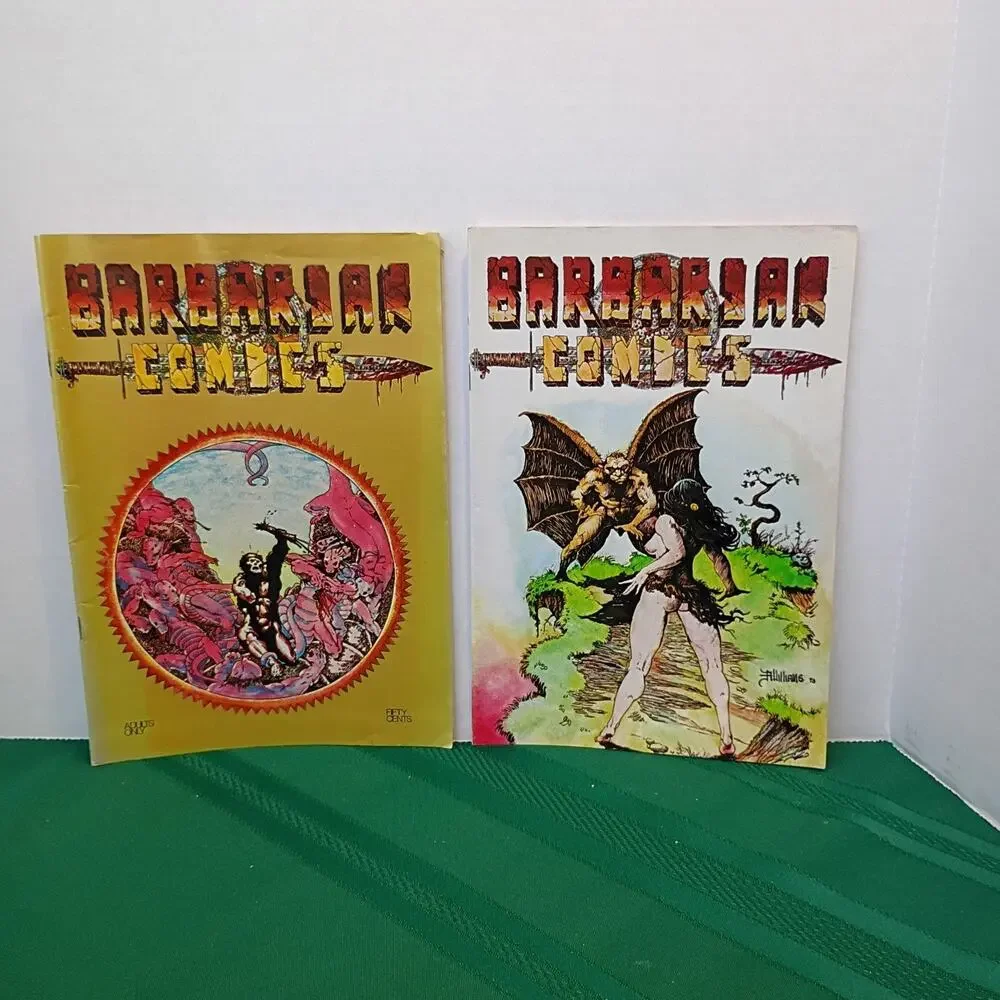 Barbarian Comics Lot of 2 (#2 & #3) Hale Han 1973-1974 California Comics